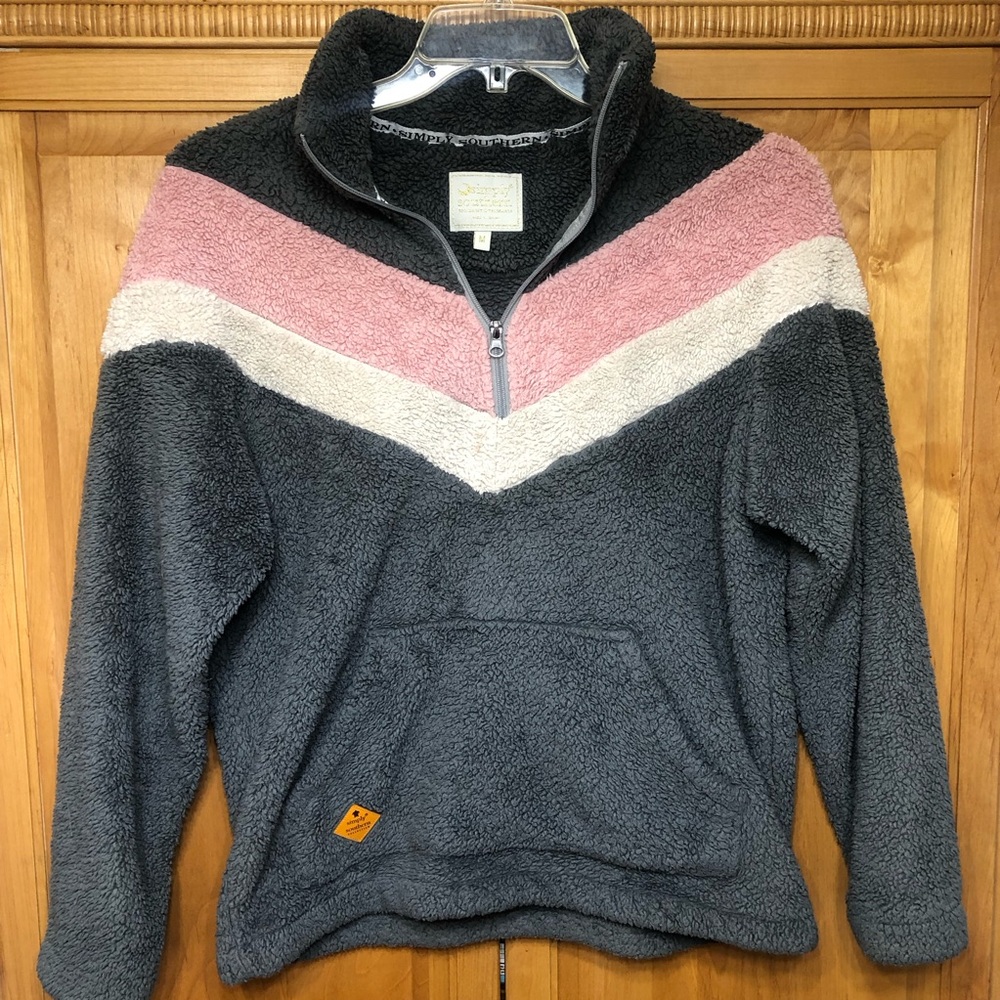 COPY - Simply Southern Sherpa pullover